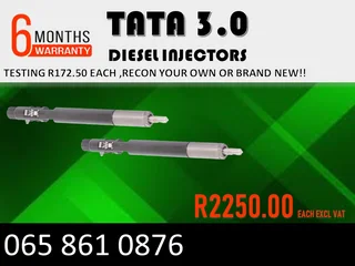Tata 3.0 Diesel Injectors For Sale Or Recon