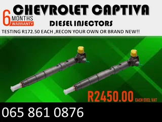 Chevrolet Captiva Diesel Injectors For Sale Or Recon