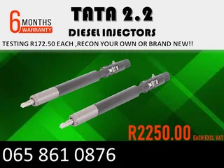 Tata 2.2 Diesel Injectors For Sale Or To Recon