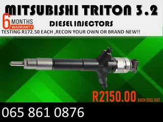 Mitsubishi Triton 3.2 Diesel Injectors For Sale Or To Recon