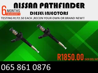 Nissan Pathfinder Diesel Injectors For Sale Or Recon