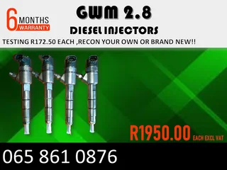Gwm 2.8 Diesel Injectors For Sale Or Recon