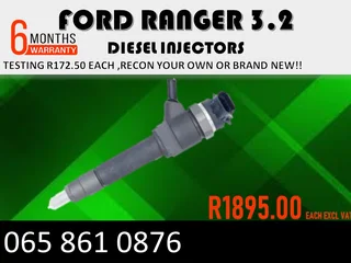 Ford Ranger 3.2 Diesel Injectors For Sale Or Recon