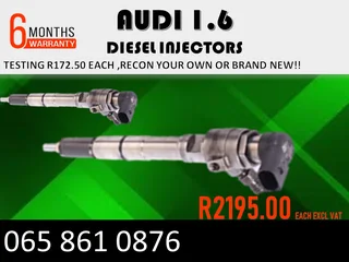 Audi 1.6 Diesel Injectors For Sale Or Recon