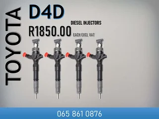 Toyota D4d Diesel Injectors For Sale With Warranty