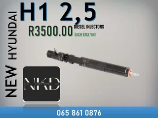 New Hyundai H1 Diesel Injectors For Sale Or To Recon The Same Day