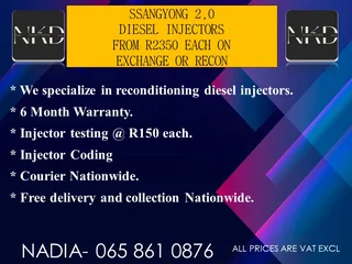Ssangyong 2,9 Diesel Injectors For Sale Nationwide