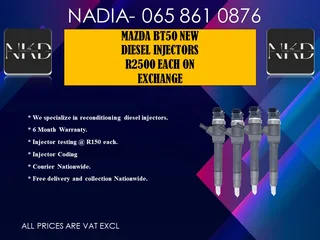 Mazda Bt50 New Diesel Injectors For Sale Nationwide