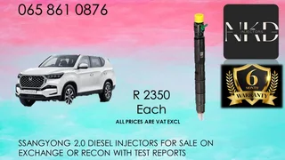 Ssangyong 2.0 Diesel Injectors For Sale Nationwide