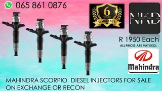 Mahindra Scorpio Diesel Injectors For Sale Or Recon