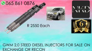 Gwm 2.0 Steed Diesel Injectors For Sale Nationwide