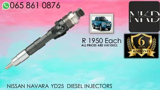 Nissan Navara Yd25 Diesel Injectors For Sale With Warranty