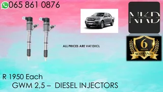 Gwm 2.5 Diesel Injectors For Sale With Warranty