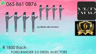 Ford Ranger 3.0 Diesel Injectors For Sale With Warranty