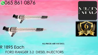 Ford Ranger 3.2 Diesel Injectors For Sale With Warranty