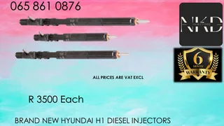 New Hyundai H1 Diesel Injectors For Sale With Warranty