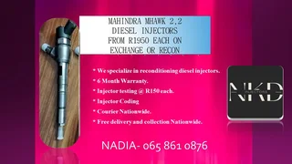 Mahindra Mhawk 2.2 Diesel Injectors For Sale Wtih Warranty