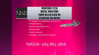 Mercedes C220 Diesel Injectors For Sale With Waranty