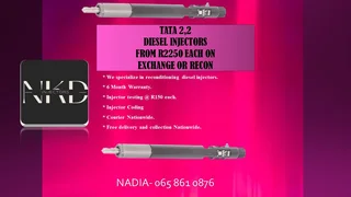 Tata 2.2 Diesel Injectors For Sale With Warranty