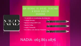 New Hyundai H1 Diesel Injectors For Sale Nationwide