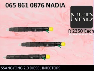 Ssangyong 2.0 Diesel Injectors For Sale With Test Report