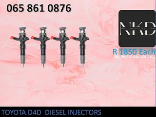Toyota D4d Diesel Injectors For Sale With Test Report