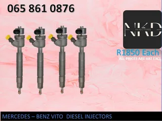 Mercedes Benz Vito Diesel Injectors For Sale With Same Day Recon