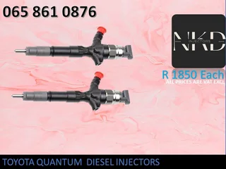 Toyota Quantum Diesel Injectors For Sale With Test Report