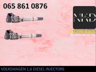 Volkswagen 1.6 Diesel Injectors For Sale With Test Report