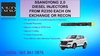 Ssangyong 2.0 Diesel Injectors For Sale On Exchange