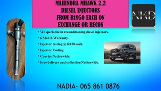 Mahindra Mhawk 2.2 Diesel Injectors For Sale With Test Report