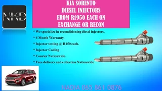 Kia Sorento Diesel Injectors For Sale Or To Recon
