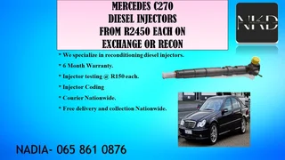 Mercedes C270 Diesel Injectors For Sale Or To Recon