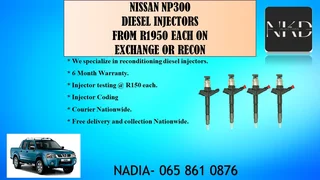 Nissan Np300 Diesel Injectors For Sale With Test Report