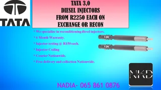 Tata 3.0 Diesel Injectors For Sale With Test Report