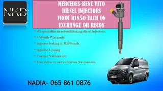 Mercedes Benz Vito Diesel Injectors For Sale With Test Report