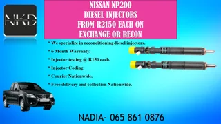 Nissan Np200 Diesel Injectors For Sale With Test Report