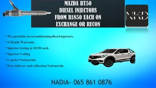 Mazda Bt50 Diesel Injectors For Sale With Test Report