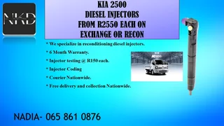 Kia 2500 Diesel Injectors For Sale With Test Report
