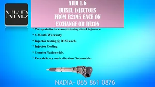 Audi 1.6 Diesel Injectors For Sale Or To Recon