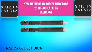 New Hyundai H1 Diesel Injectors For Sale Or To Recon