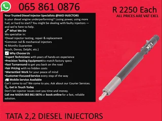 Tata 2.2 Diesel Injectors For Sale With Test Report
