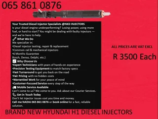 New Hyundai H1 Diesel Injectors For Sale With 6 Months Warranty