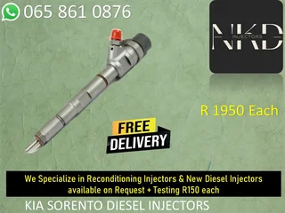 Kia Sorento Diesel Injectors For Sale Or Recon