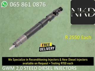 Gwm 2.0 Steed Diesel Injectors For Sale