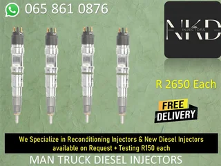 Man Truck Diesel Injectors For Sale Or To Recon