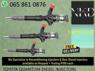 Toyota Quantum Diesel Injectors For Sale Or To Recon