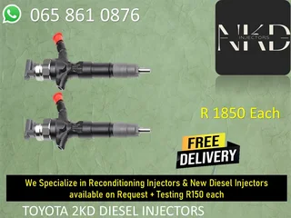 Toyota 2kd Diesel Injectors For Sale Or To Recon