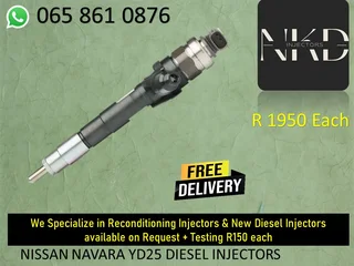 Nissan Navara Yd25 Diesel Injectors For Sale Or To Recon