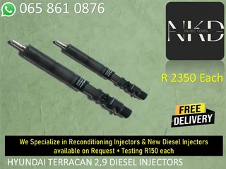 Hyundai Terrican 2.9 Diesel Injectors For Sale Or To Recon
